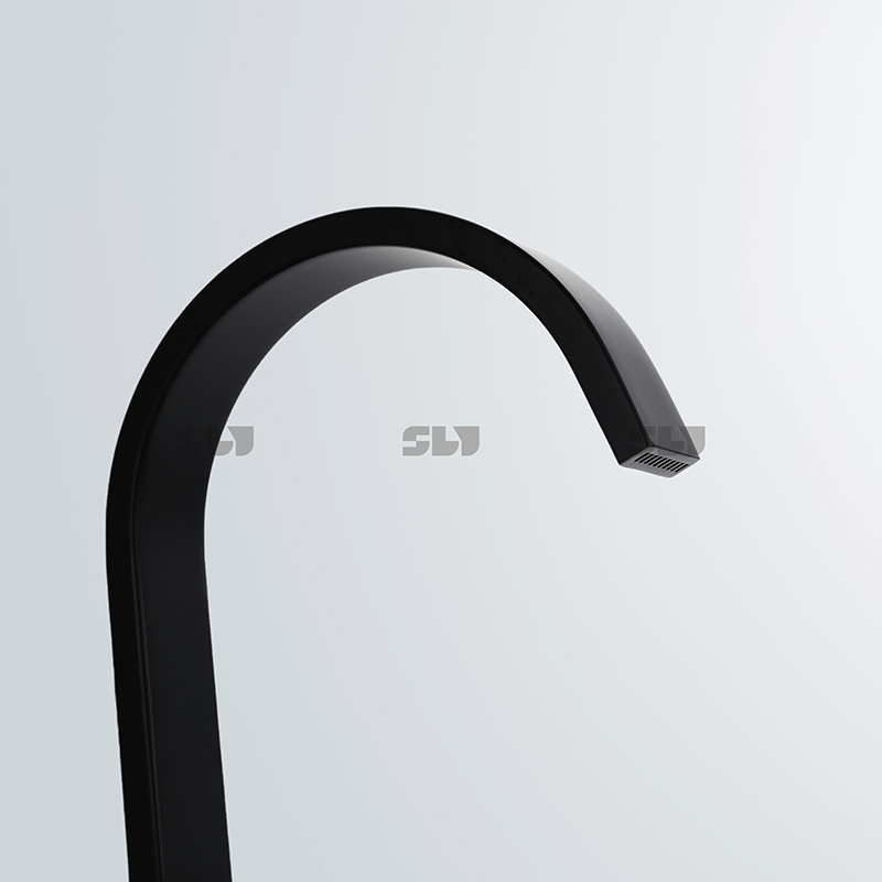 Cupc 3 hole 2 Handle Matt Black Cheap Bathroom Basin Sink Tap Faucet For Bathroom