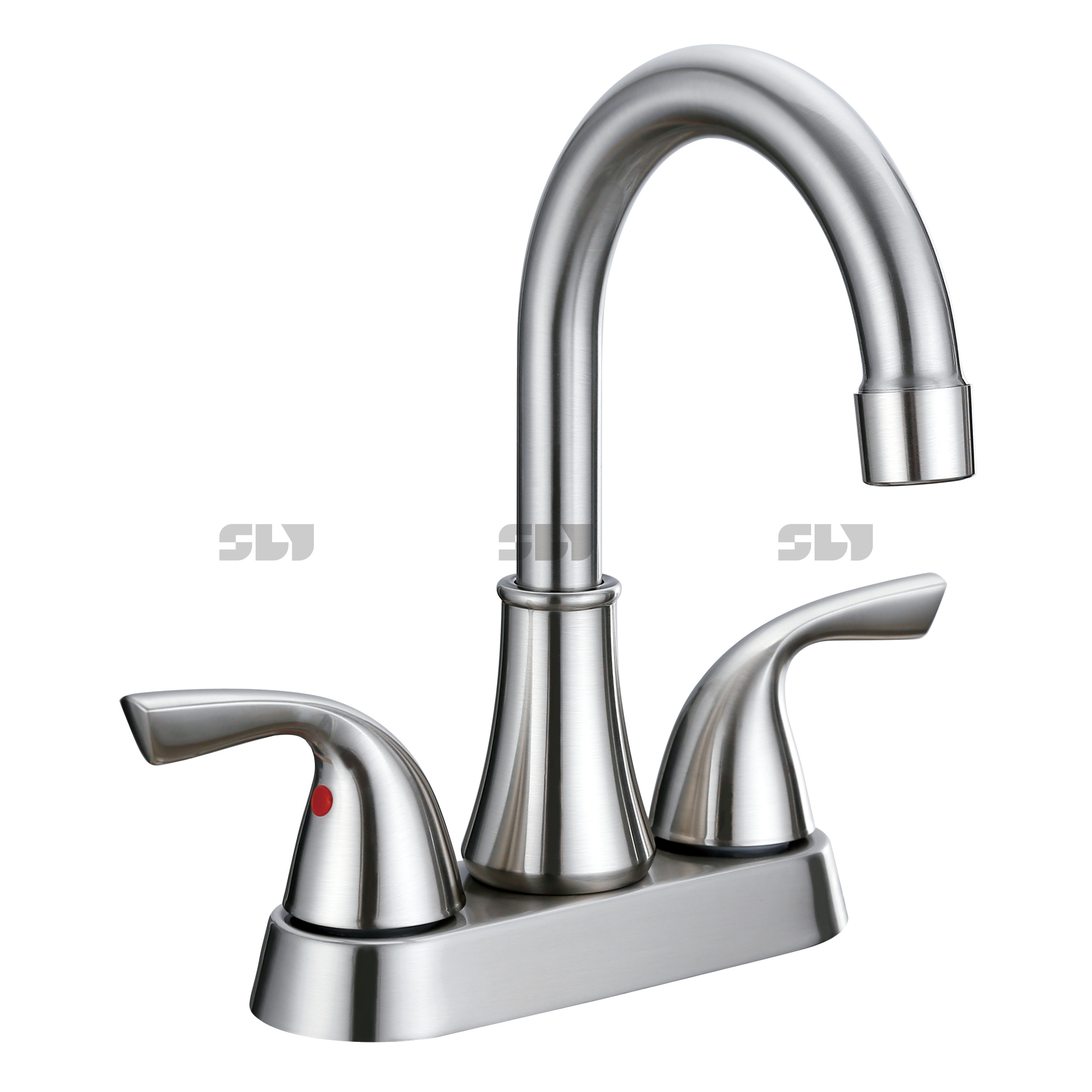 Kaiping factory hot/cold bathroom faucet  dual handle water tap basin faucet