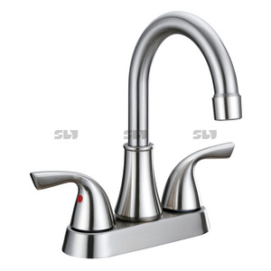 Kaiping factory hot/cold bathroom faucet  dual handle water tap basin faucet