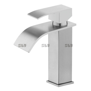 Two Ways Basin Water Tap Washroom Single Handles Single Hole Waterfall Bathroom Hot/Cold Basin faucet