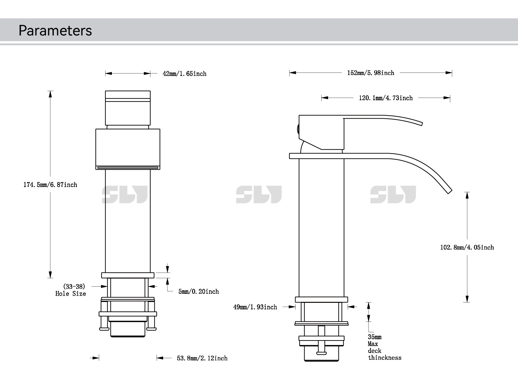 Two Ways Basin Water Tap Washroom Single Handles Single Hole Waterfall Bathroom Hot/Cold Basin faucet