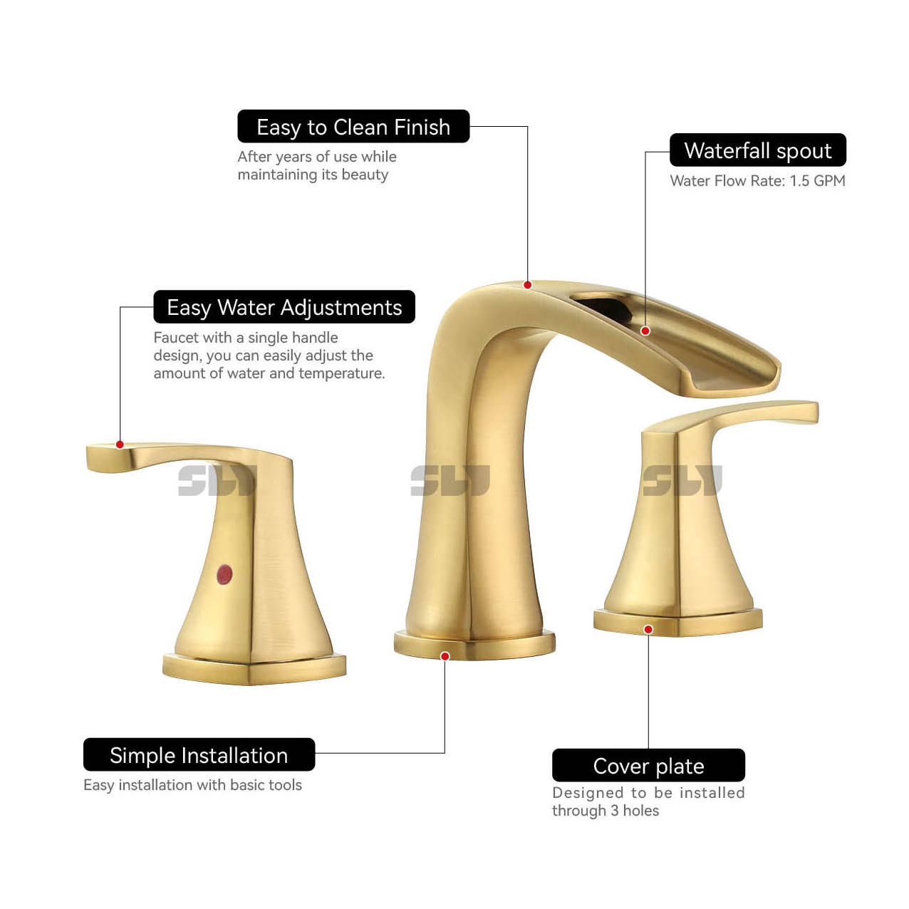 Luxury Cupc Upc Bathroom Basin Water Faucet Manufacturer