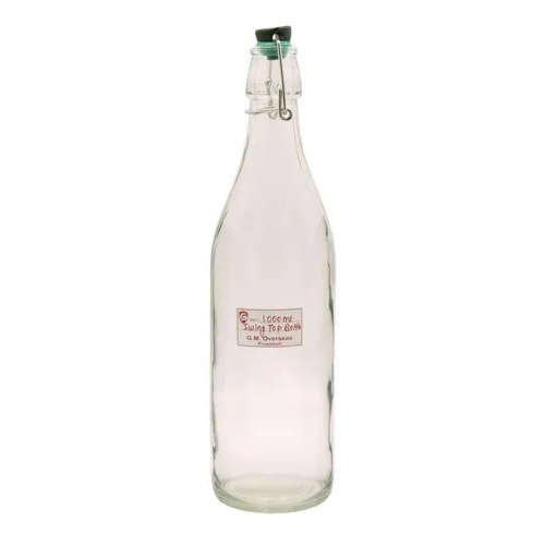 Wholesale Premium Quality 1000 ml Swing Top Water Empty Glass Bottles