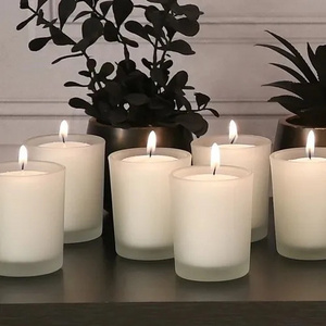 Wholesale Custom Luxury Frosted Candle Glass Votive