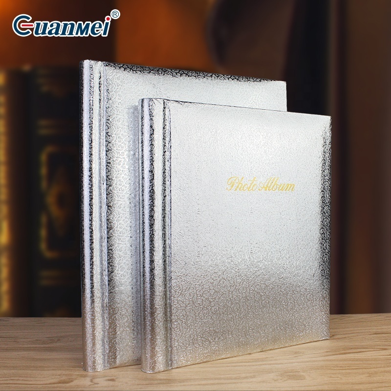 Paper cover 225*280mm spiral bound self adhesive photo album 40 pages 9*11 family photo book