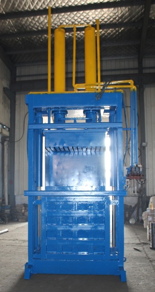 Baling Machine for Waste Paper and Cardboard / Automatic Baler Press / Plastic Baling Press Machine