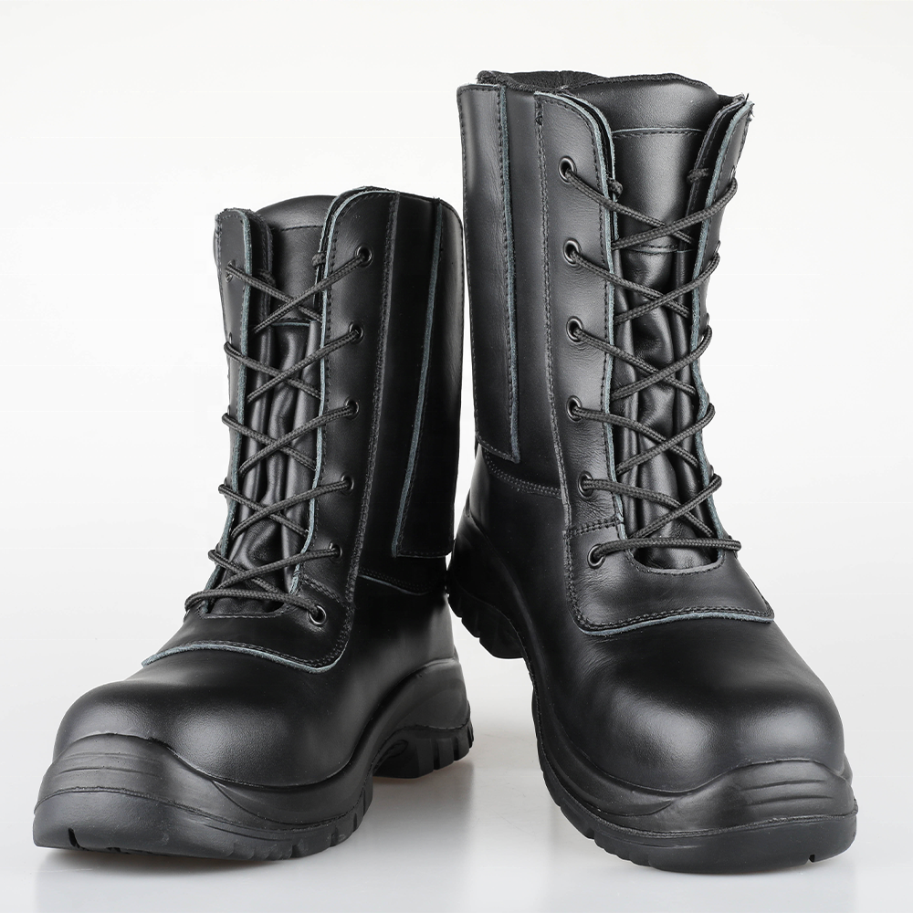 High Quality Training Boots Composite Toe Rubber Sole Full Grain Leather Jungle Boots Security Boots