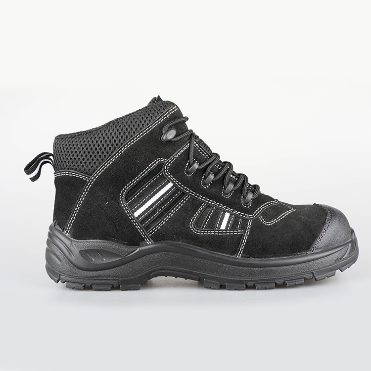 Light weight welding leather industrial men work best brand cat boots price mid cut steel toe safety shoes