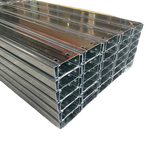 High quality structural galvanized c channel steel c purlin prices for sale