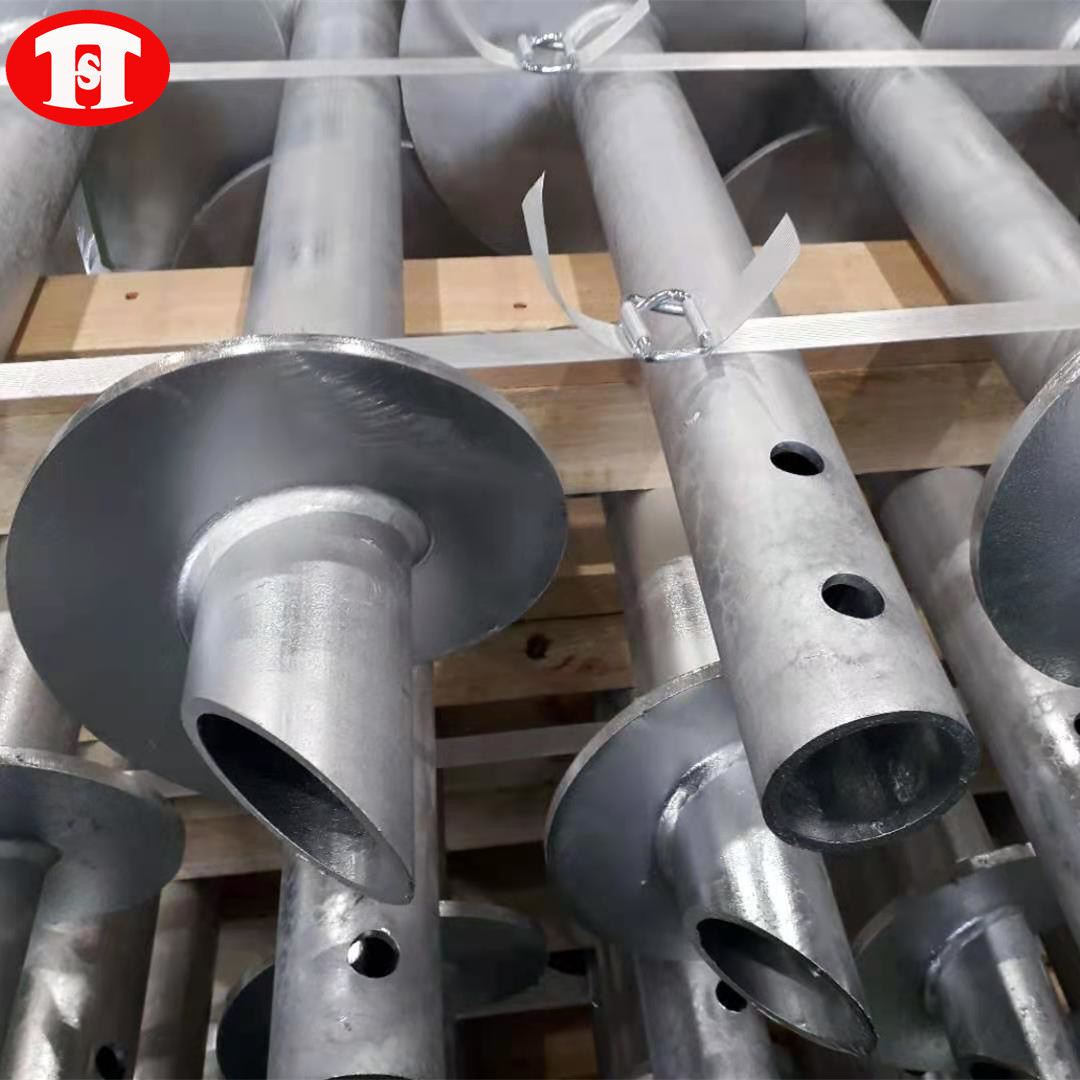 helical push screw piers for dock construction and efficiency house