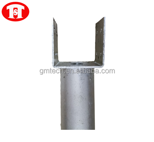 earth screw pile fence post spike fence post anchor spike