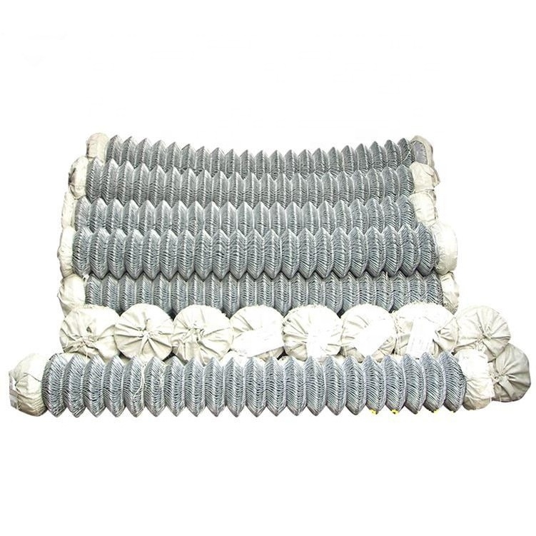 Hot Dipped Galvanized Cyclone Wire Mesh 8 ft Chain Link Fence Roll