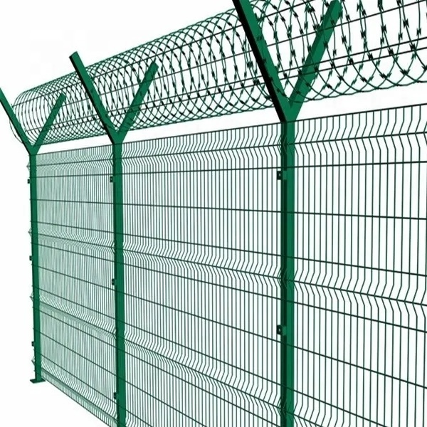 Classic Design Steel Wire Mesh Fence Easily Assembled Highway Fence Factory Supply Welded Wire Mesh Fence