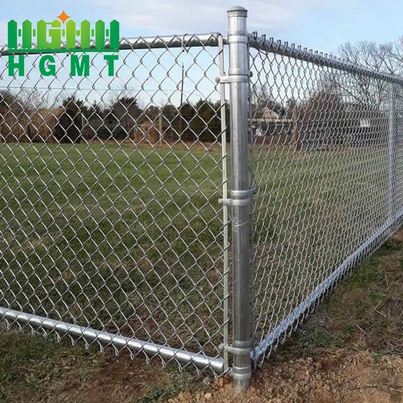 100ft 8ft 8 foot 6 foot Galvanized Diamond Fence Cyclone Fence Manual Operated Chain Link Wire Mesh Fence