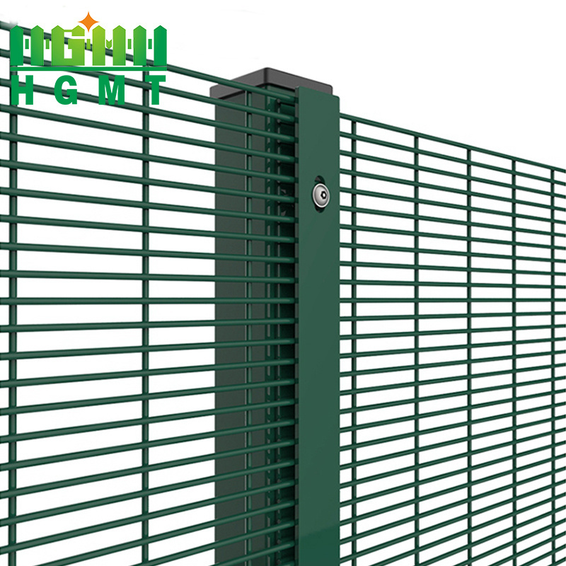 South Africa Clearvu Anti-Climb Prison Fence Panels Wire Mesh Anti Climb 358 High Security Fence