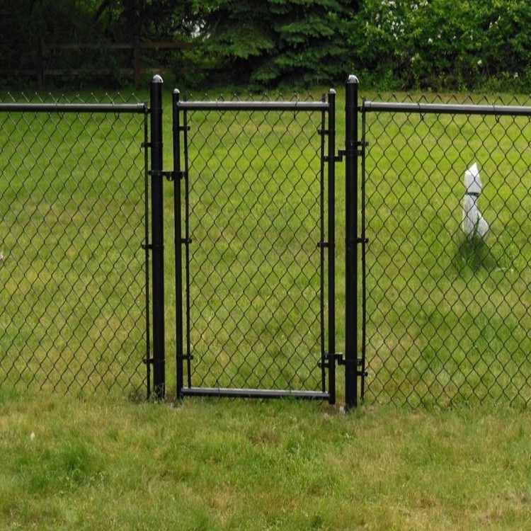 Wholesale Cheap Prices Used Pvc Black Coated Diamond Wire Mesh Chain Link Fencing Panels In Kenya