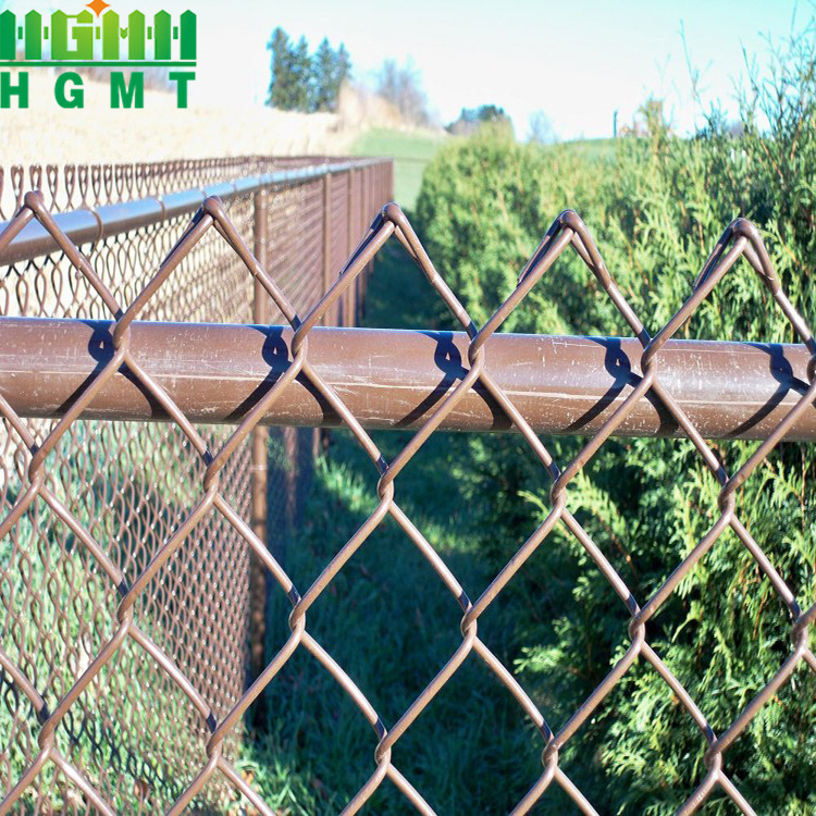 Reasonable price galvanized wholesale pvc coated chain link fence in rolls