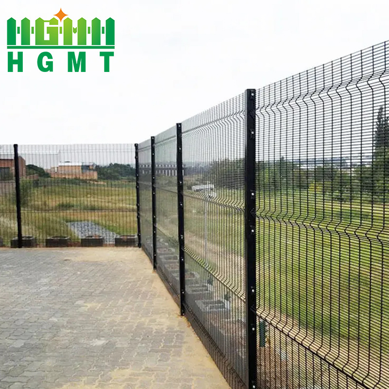 South Africa Clearvu Anti-Climb Prison Fence Panels Wire Mesh Anti Climb 358 High Security Fence