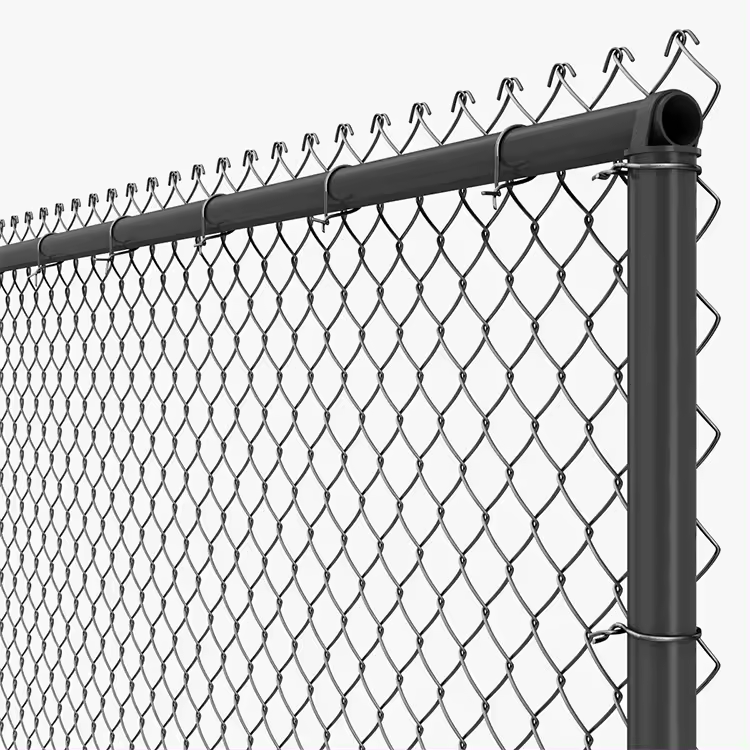 2024 Wholesale Size 8 Foot Pvc Coated Fencing Wire Galvanized Chain Link Fence Mesh Wire Fenc Roll