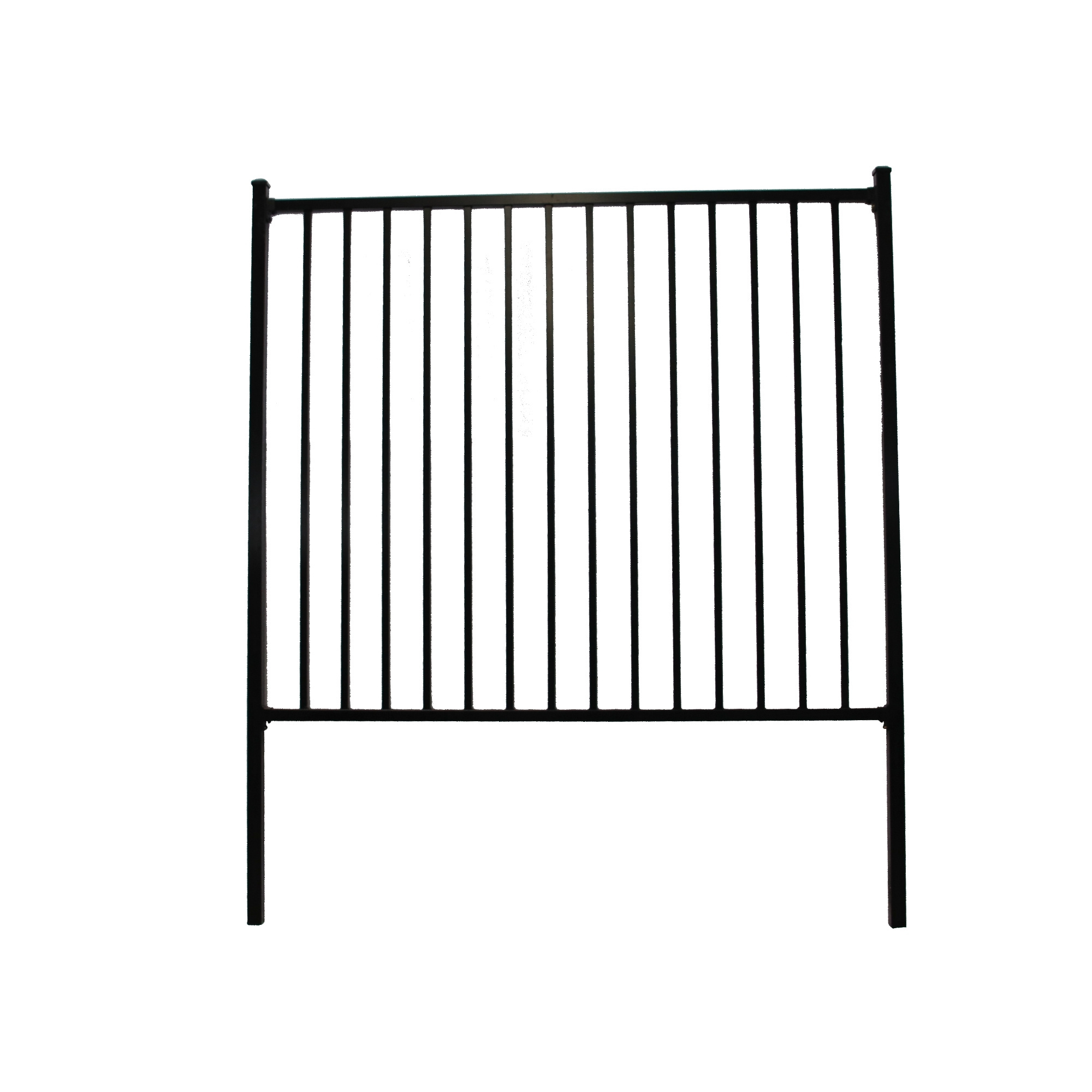 Wholesale Price House Backyard Modern Designs Metal Steel Tubular Fence Panels With Gate