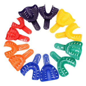 12pcs/set Plastic Dental Impression Trays For Adult And Children