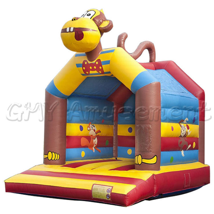 inflatable bouncer barrel gorilla funny monkey jumper bouncy jumping bouncing castle bounce house