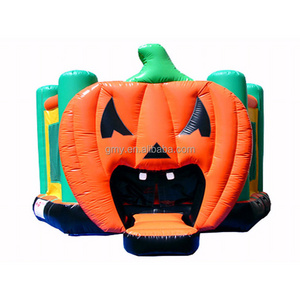 Wholesale cheap price inflatables pumpkin jumper haunted bouncy castle halloween bounce house for party