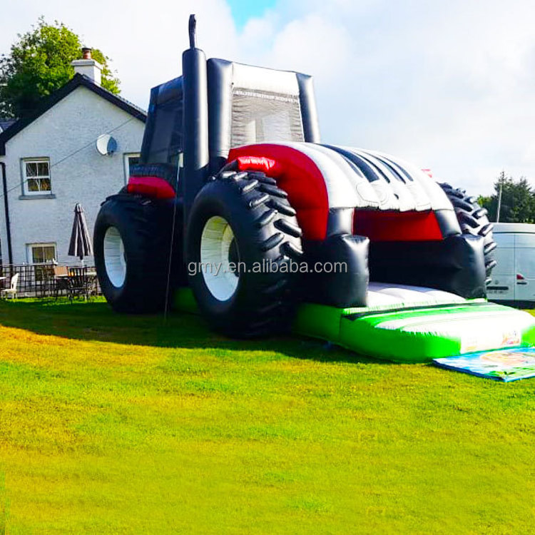 Inflatable dump truck slide inflatable bouncer commercial bounce house