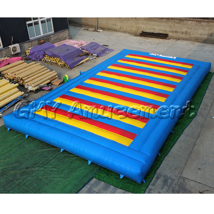 Indoor or outdoor kids sunflower inflatable jump pad commercial jumping pad inflatable bouncer customized jump pillow