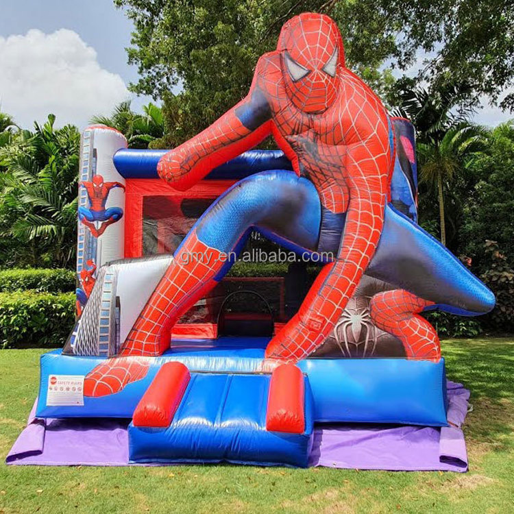 New design spiderman inflatable bounce house for sale