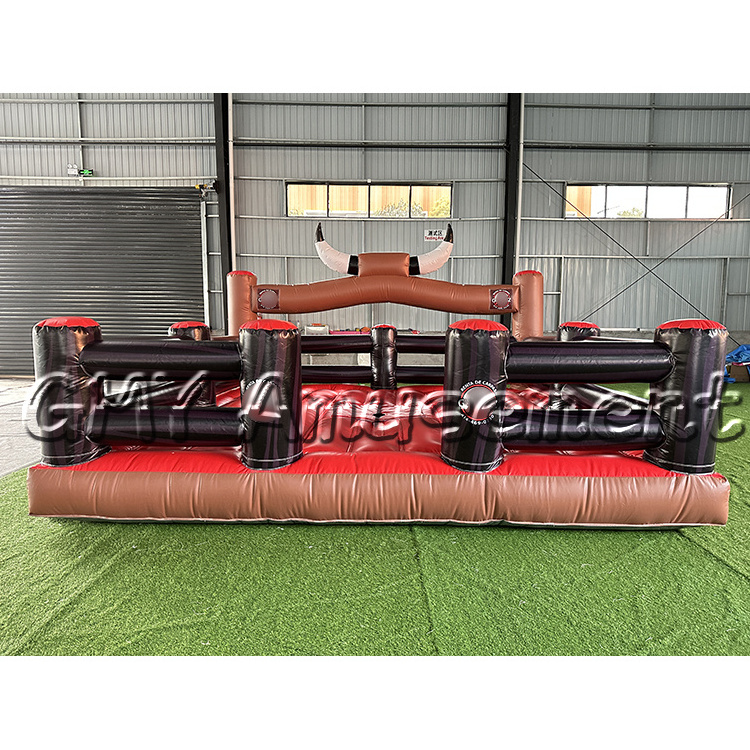 New design mechanical bull cheap price with inflatable mat mechanical bull riding for sale