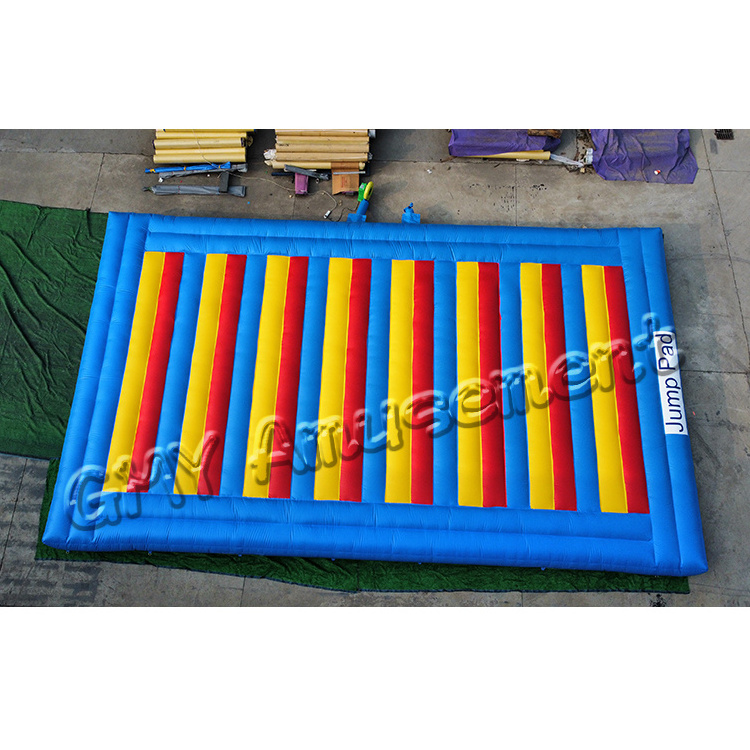 Indoor or outdoor kids sunflower inflatable jump pad commercial jumping pad inflatable bouncer customized jump pillow