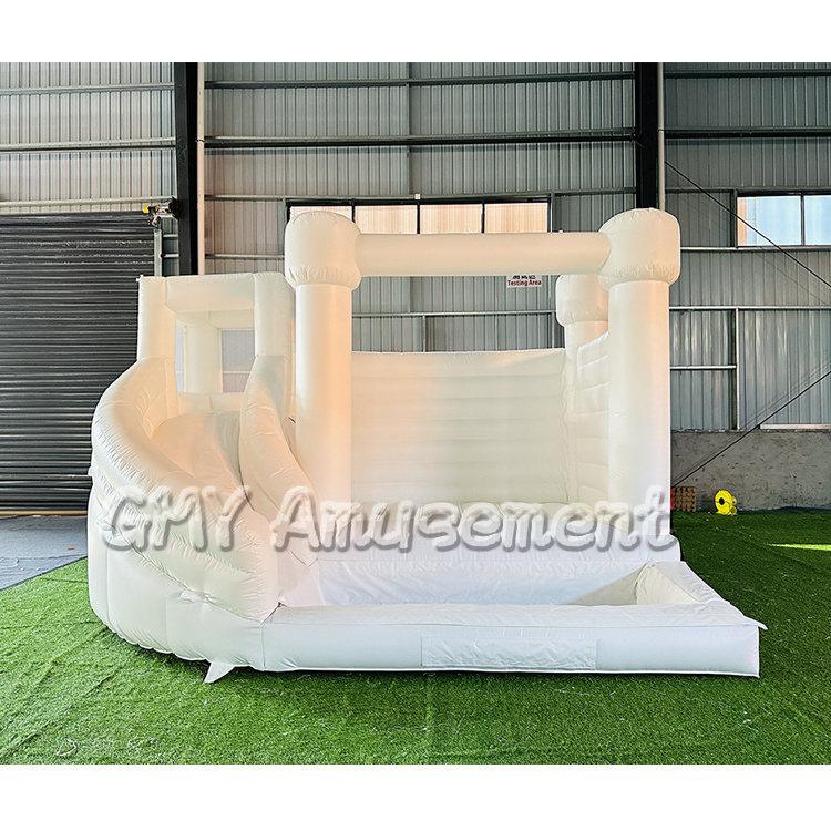 New design mint green colorful bouncy castle bounce house with balloons bounce house commercial with blower