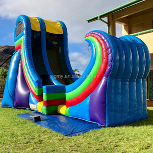 21ft Rampage Waterslide half pipe inflatable water slide