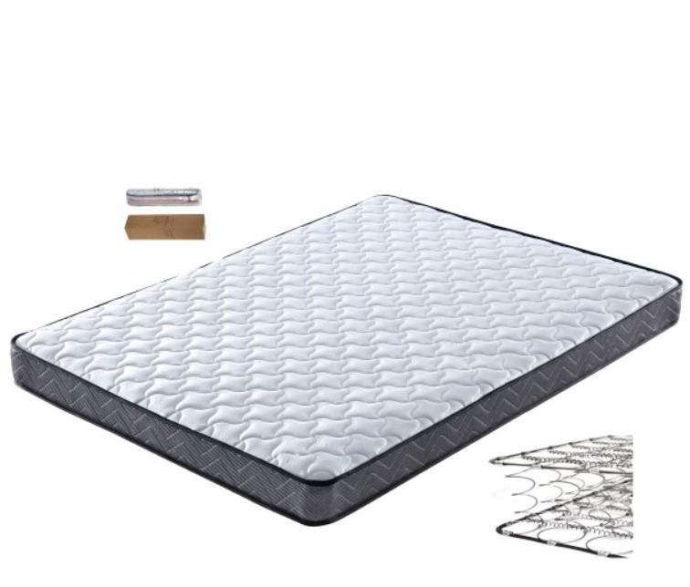 OEM cheap price sleep well comfort folding 6 inch Queen size bonnell spring mattress