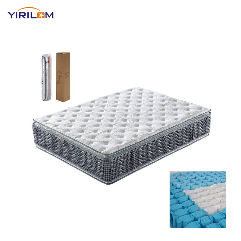 Fast Delivery OEM Pocket Innerspring 12 Inch Gel Memory Foam Pocket Spring Hybrid Mattress