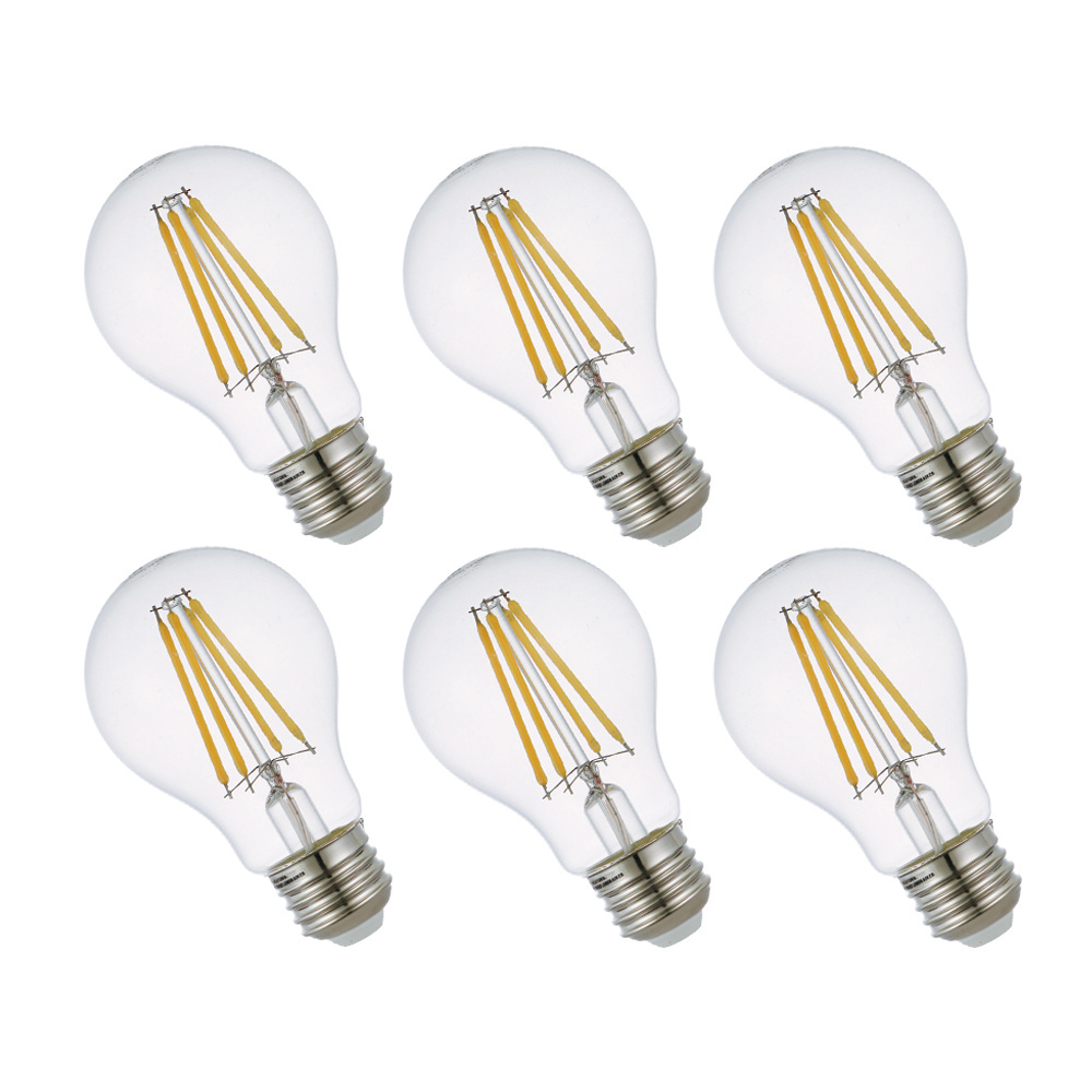 GMY high quality LED lighting bulb non-dimmable A60 8 w 1055lm LED filament 2700k light bulb E27 Led lighting lamp