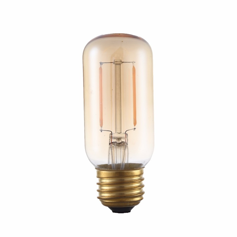 2018 Newest LED filament bulb T10 T12 T14 3.5w 300lm amber vintage bulb LED lighting dimmable filament light lamp