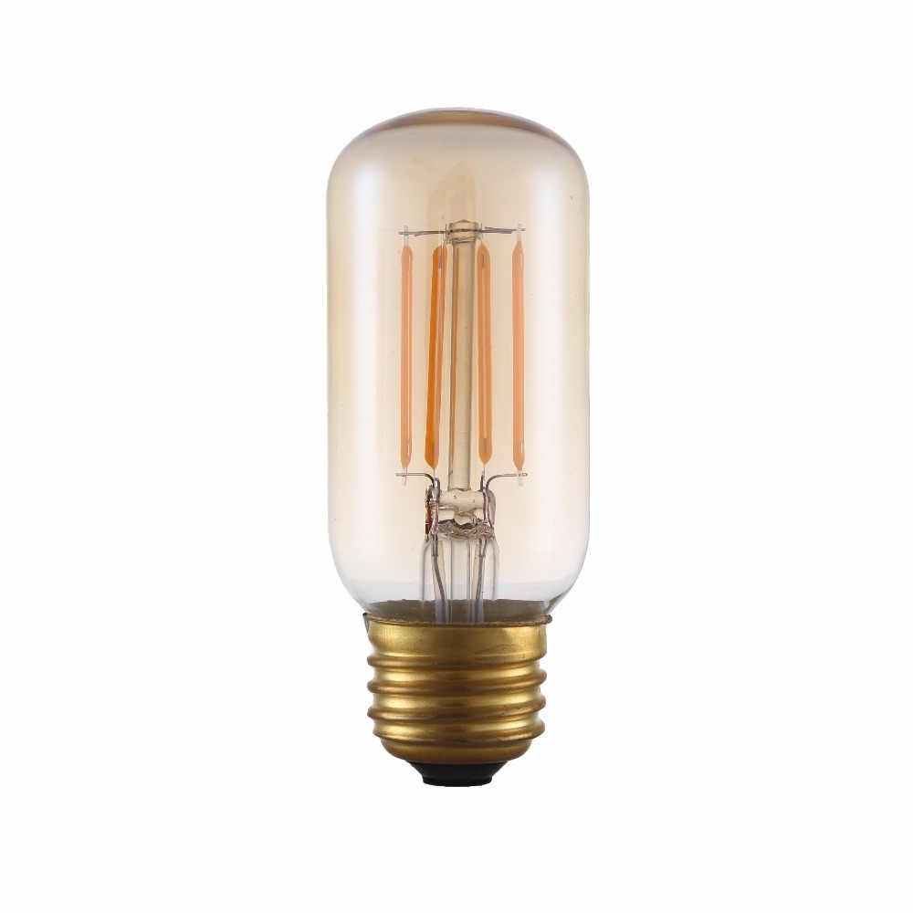 2018 Newest LED filament bulb T10 T12 T14 3.5w 300lm amber vintage bulb LED lighting dimmable filament light lamp