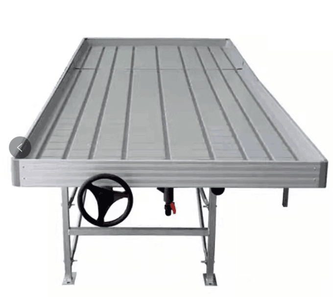 G And N Agriculture 4X8 Growing Flood Tray Tables Ebb And Flow Table Rolling Bench Plastic Trays Tables Seedbed