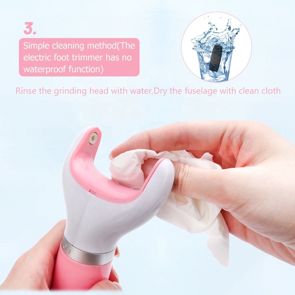 new arrival  Electric Rechargeable Callus Remover for Feet Portable Electronic Foot File for Hard Skin Remover shaver