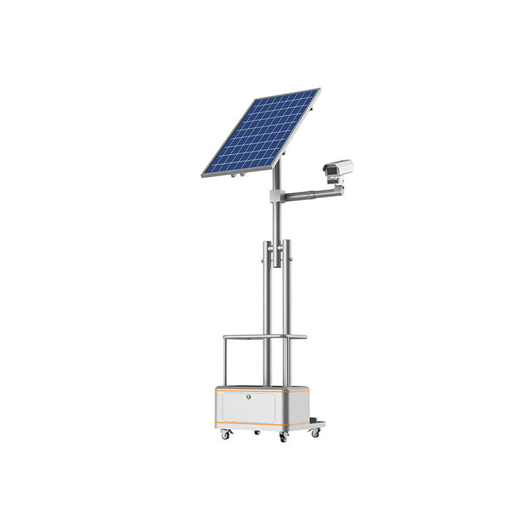 Rain and dust proof Portable Mobile Solar security surveillance Trailer