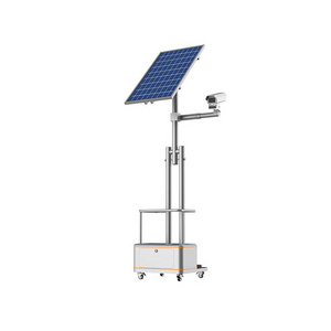 Outdoor Security CCTV Camera Surveillance Tower Emergency Monitoring Mobile Sentry Solar Trailer