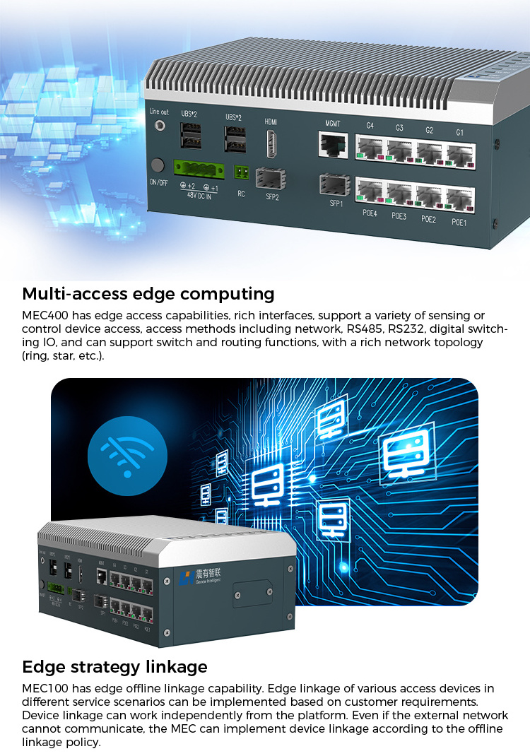 Smart Traffic IoT Platform Device Gateway Long Distance Celeron 6305E Core i3/i5/i7 gateway