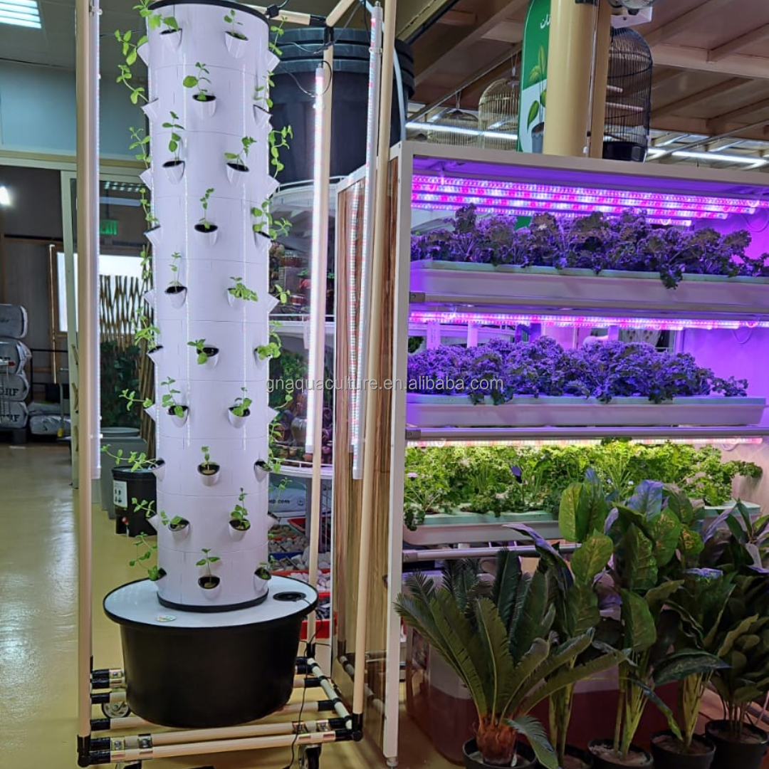 hydroponic aeroponic growing towers led grow light for strawberry