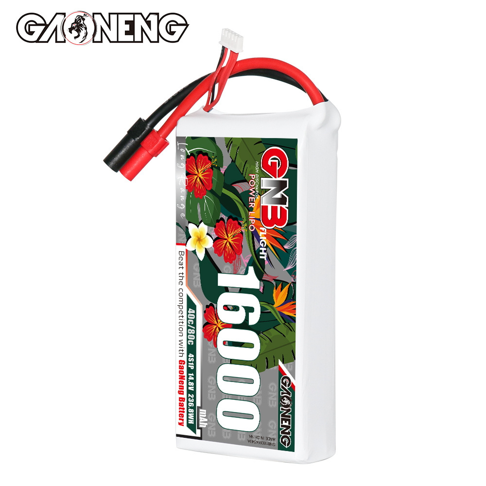 GAONENG GNB 4S 14.8V 16000mAh 40C 80C XT150 RC LiPo Battery Large Scale Drone Agriculture Quadcopter Aircraft UAV RC Truck Quads