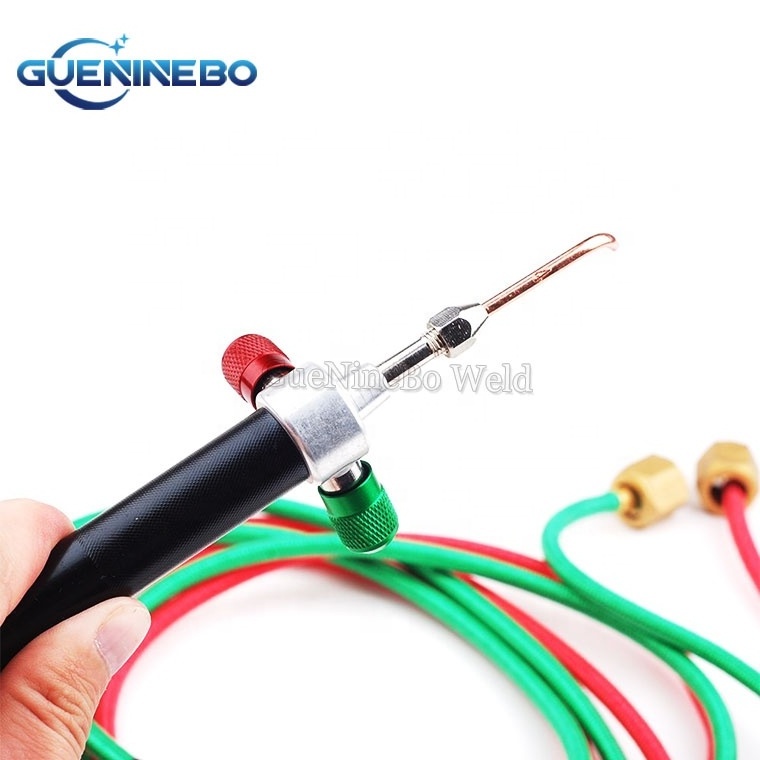 GNBWT-06J Mini Gas Little Welding Torch for Oxygen & Acetylene with 5 Tips For Jewelry Tools