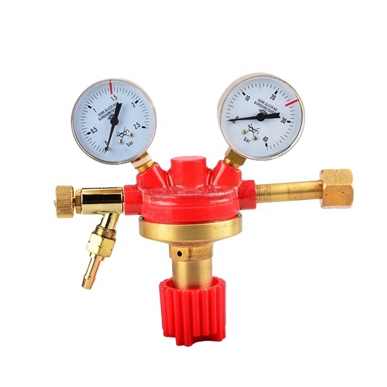 GNBGR-23 Professional Home Brew CO2 Regulator Dual Gauge Beer Brewing