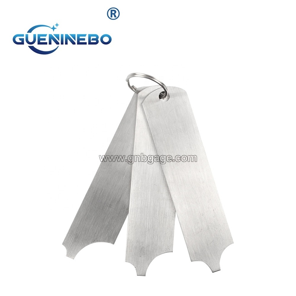 GNB-28 Handy Key Chain 3pcs Fillet Leg Length Throat Welding Inspection Gauge