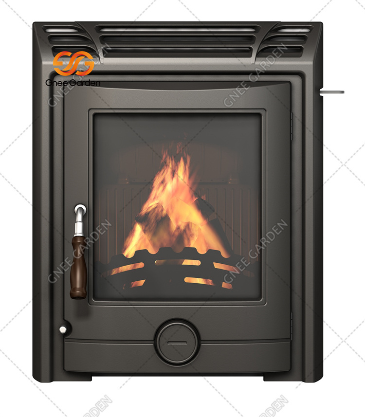 Insert wood stove wood burning fireplace freestanding indoor steel stove